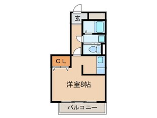 サンパ－ク乙輪の物件間取画像